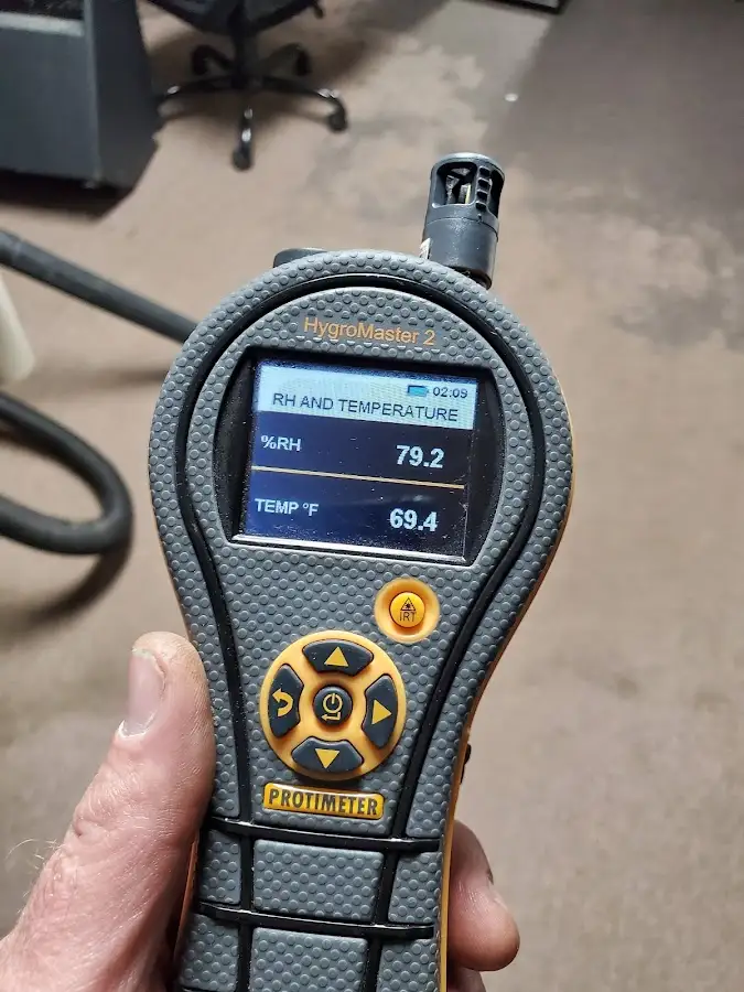 Moisture meter humidity assessment for Mold Remediation & Removal in Baytown